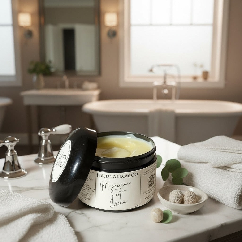 Magnesium Beef Tallow Foot Cream