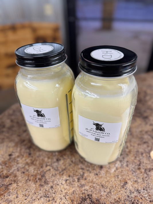100% Pure Beef Cooking Tallow-32 ounces