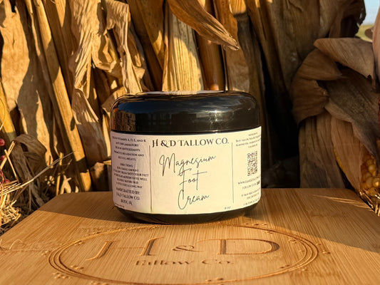 Magnesium Beef Tallow Foot Cream