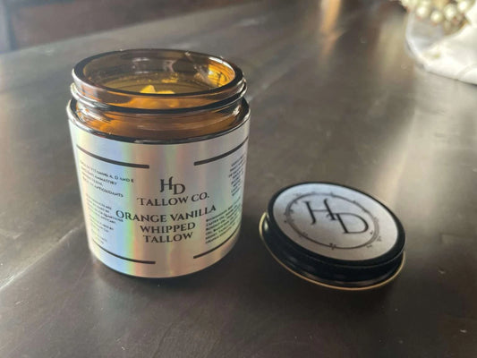 Orange Vanilla Whipped Beef Tallow
