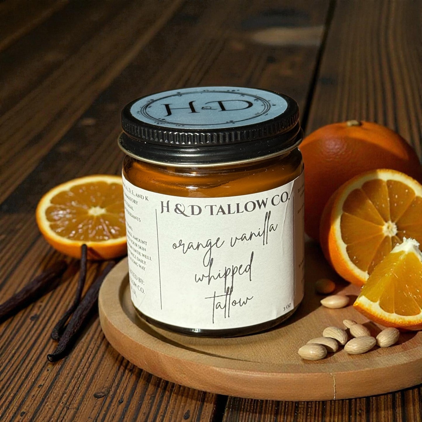 Orange Vanilla Whipped Beef Tallow