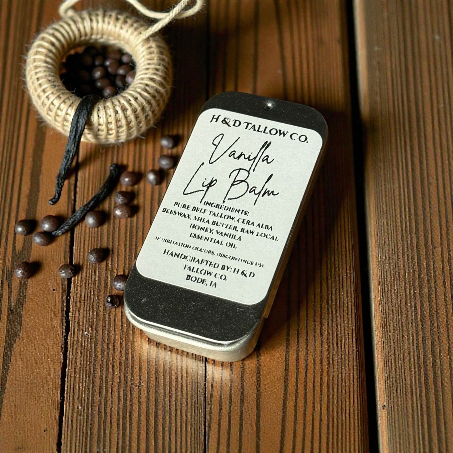Vanilla Beef Tallow Lip Balm