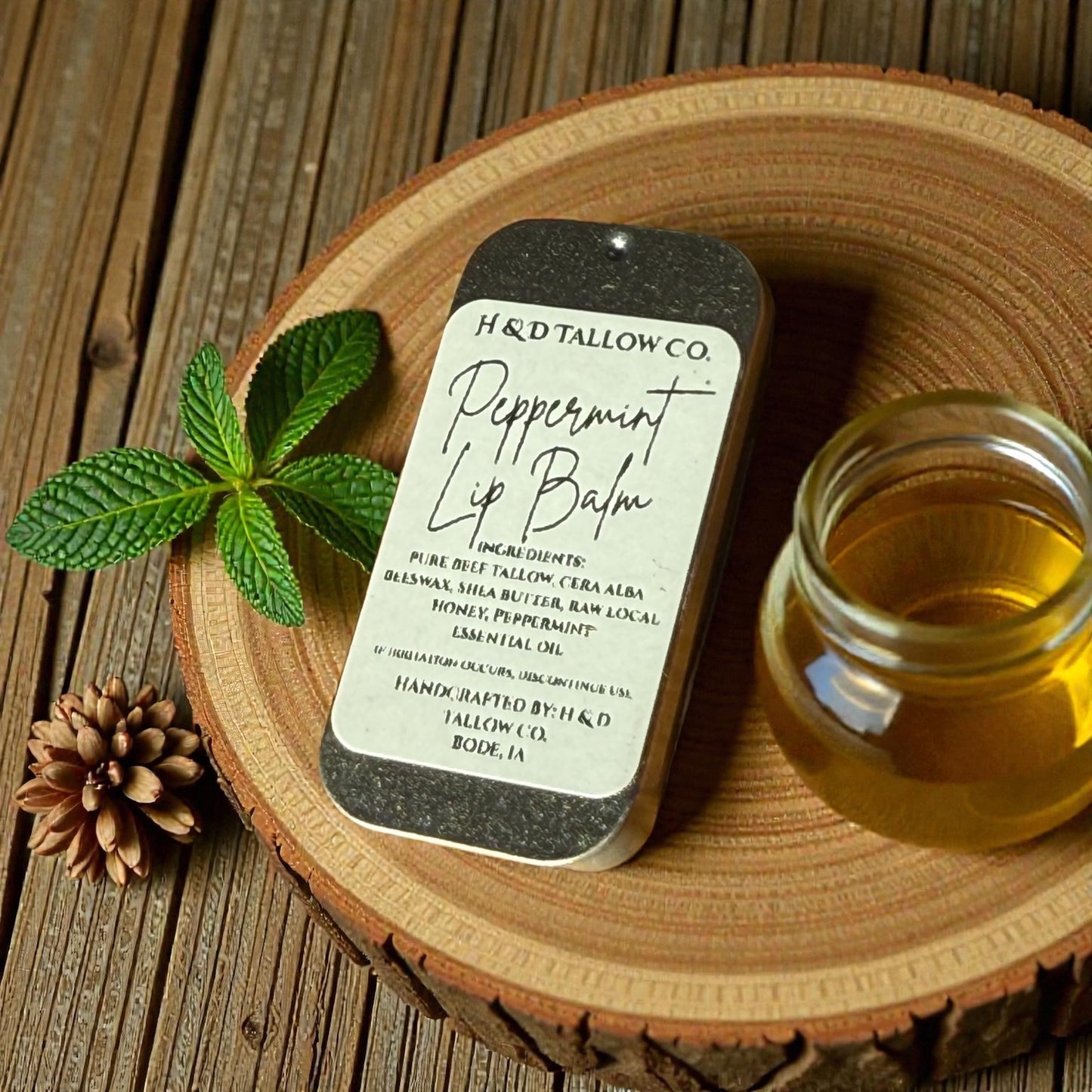 Peppermint Beef Tallow Lip Balm